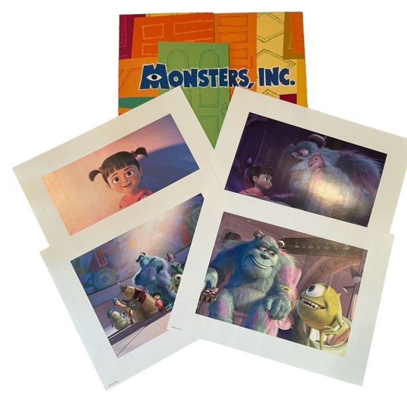 Disney’s Pixar Monsters, Inc Exclusive Lithograph Portfolio Set from 2002 - Picture 9 of 9